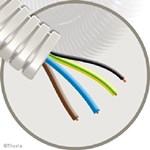 Kunststof installatiebuis, voorbedraad Snelflex 3G2,5 + 1,5 Kunststof installatiebuis, voorbedraad Snelflex 3G2,5 + 1,5